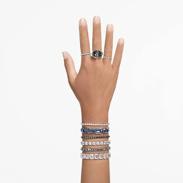 Nhẫn Nữ Swarovski Dextera Ring White, Rhodium Plated 5383948 Màu Trắng Bạc Size 52 - Trang sức - Vua Hàng Hiệu