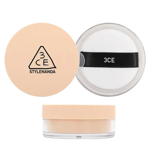Phấn Phủ Dạng Bột 3CE Natural Finish Loose Powder Tone 002 Medium Beige