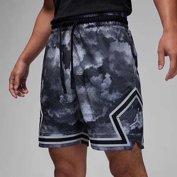 Quần Short Nam Nike Jordan Dri-Fit Sports Diamond FD7650-010 Màu Xám Đen Size XL (Form Á) - Thời trang - Vua Hàng Hiệu