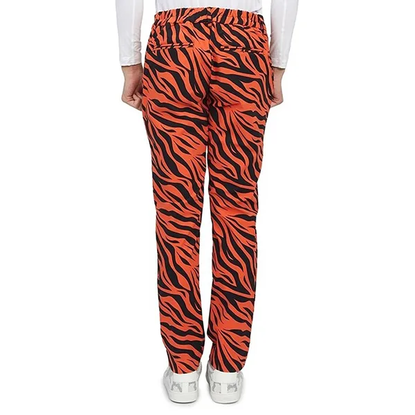 Quần Dài Nam Hydrogen Golf Wear Men's Fleece Pants GCW003 G43 Màu Cam Đen Size S