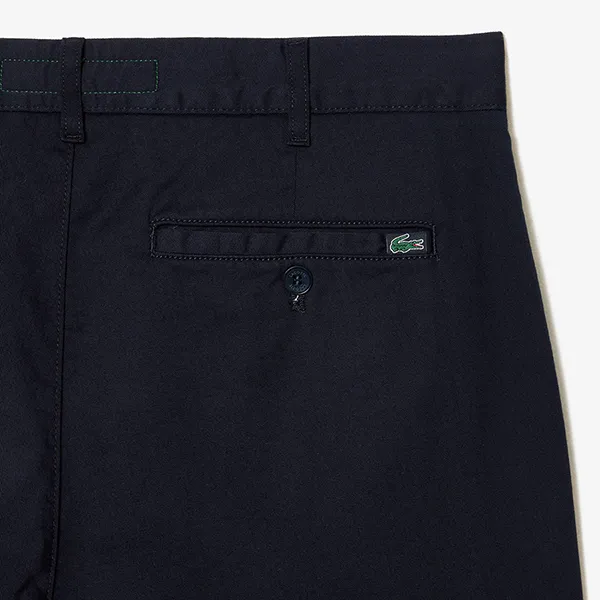 Quần Dài Nam Lacoste Men's Slim Fit Stretch Cotton Pants HH2661 51 HDE Màu Xanh Navy Size 30