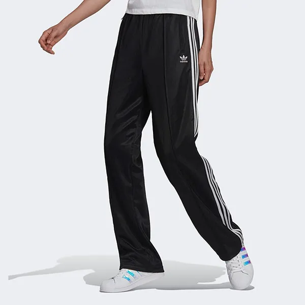 Quần Dài Nữ Adidas Adicolor Classics High-Shine Straight-Leg Track Pants HF7528 Màu Đen Size 6 (Form UK)