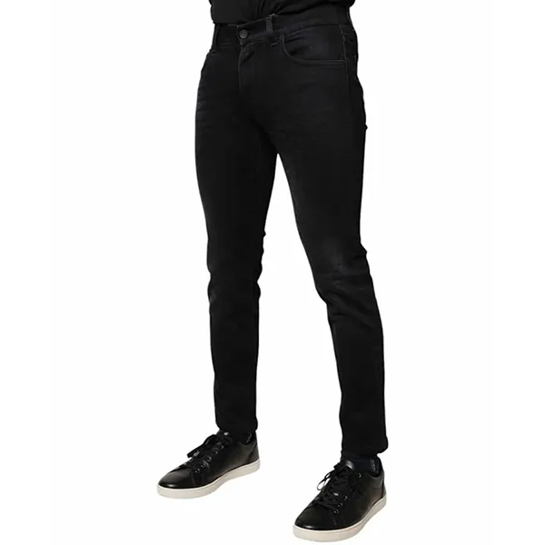 Quần Jean Nam Dolce & Gabbana D&G Skinny GY07LD Màu Đen Size 46