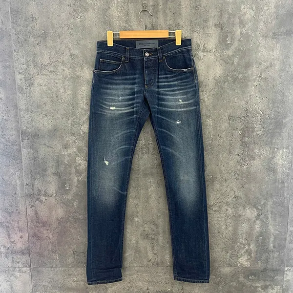 Quần Jean Nam Dolce & Gabbana D&G Wash Rách 2 Đùi 14 Gold G6LBLD G8S23 S9001 Màu Xanh Đậm Size 44 - Thời trang - Vua Hàng Hiệu