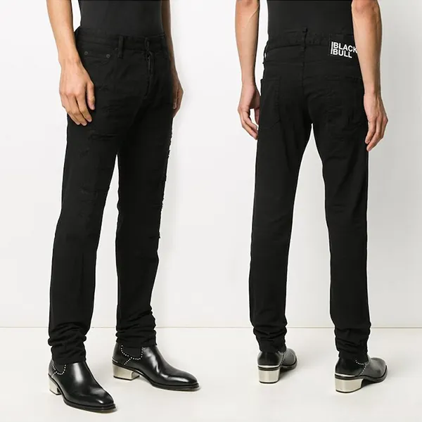 Quần Jean Nam Dsquared2 Blackbull Coolguy S74LB0937 Màu Đen Size 46