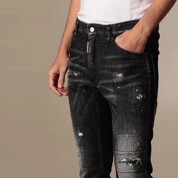 Quần Jean Nam Dsquared2 Cool Guy S74LB0940 Màu Đen Size 46