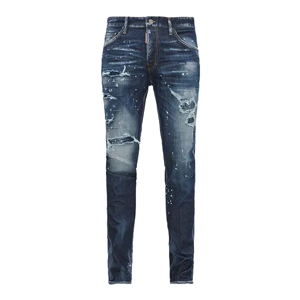 Quần Jean Nam Dsquared2 Coolguy S74LB1193 Màu Xanh Size 48 - Thời trang - Vua Hàng Hiệu