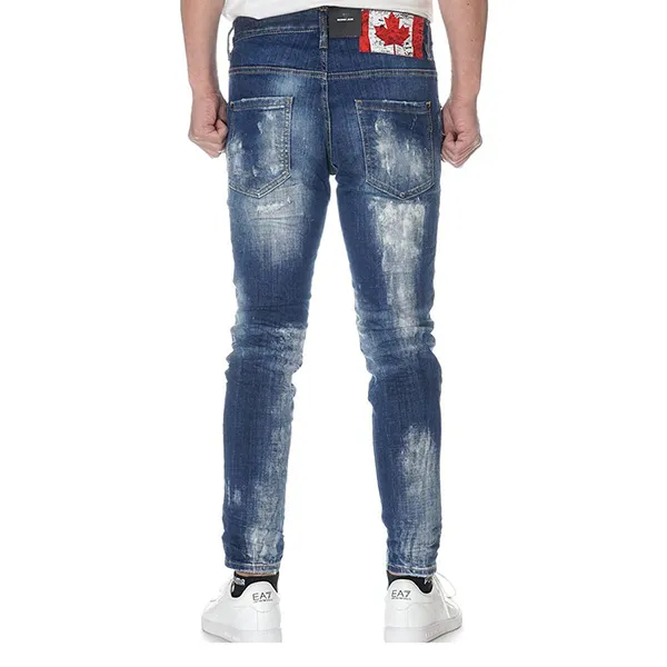 Quần Jean Nam Dsquared2 S74LB1042 Màu Xanh Size 44
