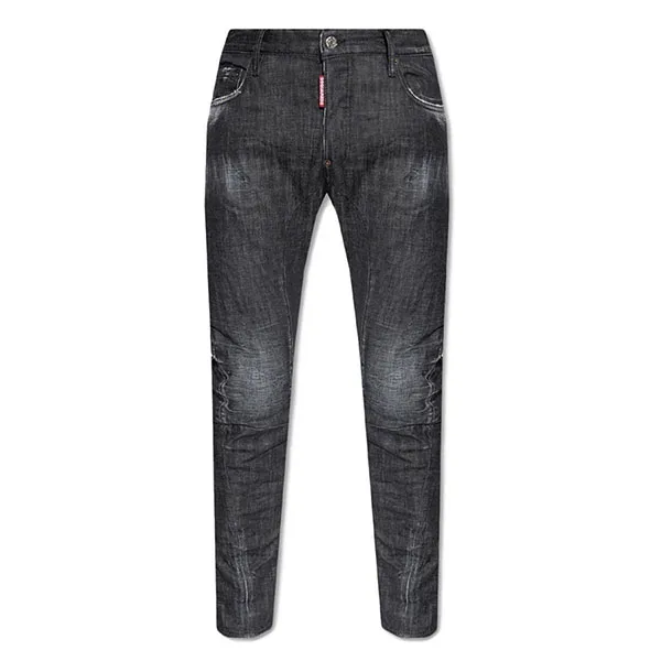 Quần Jean Nam Dsquared2 S74LB1226 Tidy Biker Màu Đen Size 46 - Thời trang - Vua Hàng Hiệu