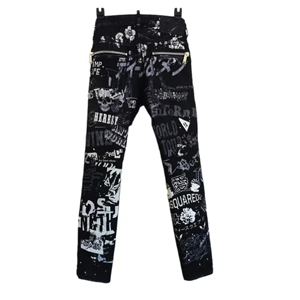 Quần Jean Nam Dsquared2 Skater S71LB0183 Màu Đen Size 44 - Thời trang - Vua Hàng Hiệu