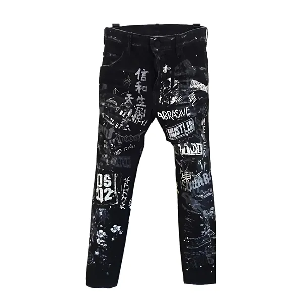 Quần Jean Nam Dsquared2 Skater S71LB0183 Màu Đen Size 44 - Thời trang - Vua Hàng Hiệu