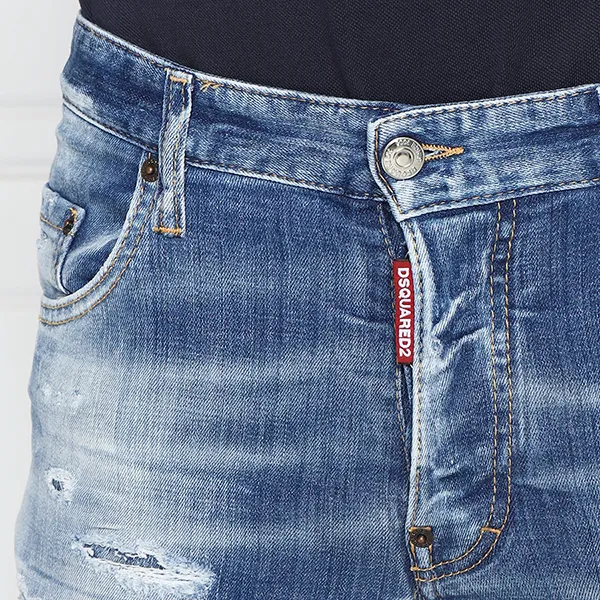 Quần Jean Nam Dsquared2 Skater S71LB1121 Màu Xanh Nhạt Size 48 - Thời trang - Vua Hàng Hiệu