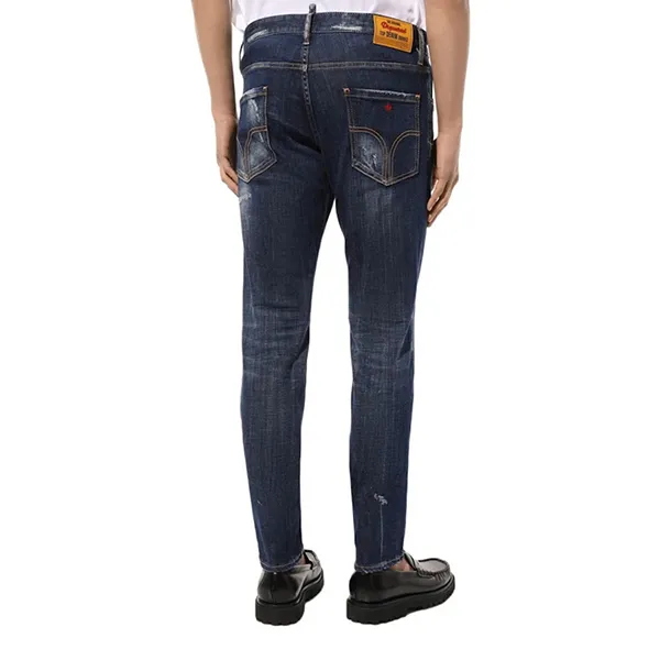 Quần Jean Nam Dsquared2 Skater S71LB1265 Màu Xanh Đậm Size 44 - Thời trang - Vua Hàng Hiệu