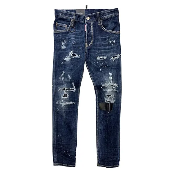 Quần Jean Nam Dsquared2 Skater S74LB0924 Màu Xanh Đậm Size 48 - Thời trang - Vua Hàng Hiệu