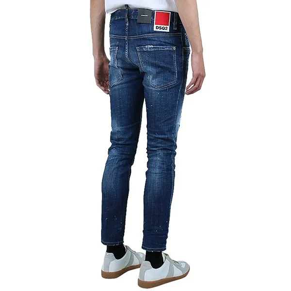 Quần Jean Nam Dsquared2 Skater S74LB1331 Màu Xanh Size 46 - Thời trang - Vua Hàng Hiệu