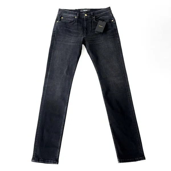 Quần Jean Nam Versace Black Denim With Logo Medusa 1011835 1A03322 1D040 Màu Đen Size 30