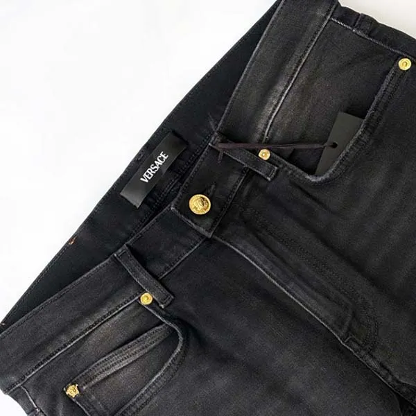 Quần Jean Nam Versace Denim Stretch Black 1011835 1A02297 1D270 Màu Đen Size 30