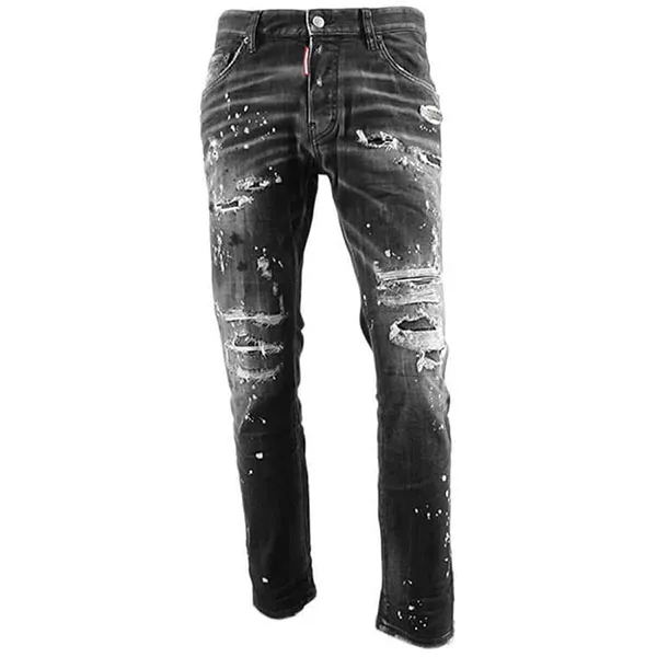 Quần Jeans Dsquared2 S74LB1430 Màu Đen Xám Size 46 - Thời trang - Vua Hàng Hiệu