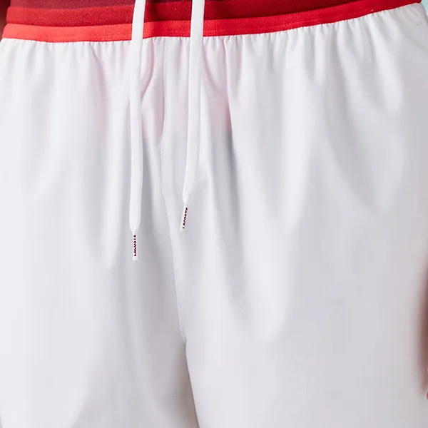 Quần Short Nam Lacoste Sport x Novak Djokovic Light Stretch GH0880 001 Màu Trắng Size 5 - Thời trang - Vua Hàng Hiệu