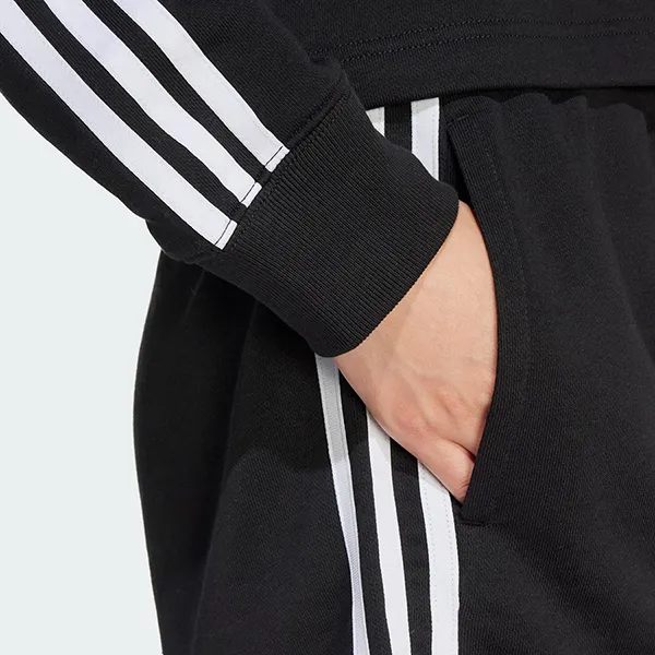 Quần Short Nữ Adidas 3 Stripes French Terry Black IU2517 Màu Đen Size XS (Form Âu)