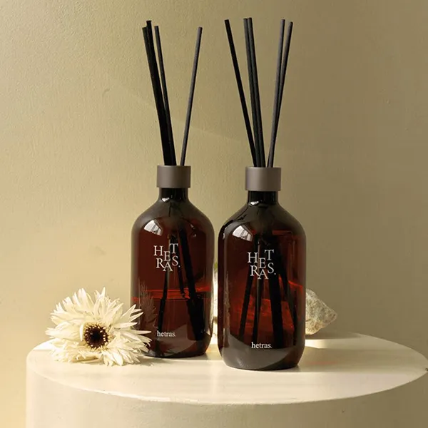 Set 2 Chai Tinh Dầu Khuếch Tán Hương Thơm Hetras Premium Reeds Diffuser 2P - Nước hoa - Vua Hàng Hiệu