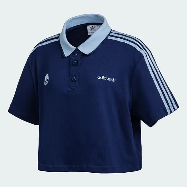 Set Áo Polo + Chân Váy Nữ Adidas IX3543 IX3538 Màu Xanh Size S (Form China)