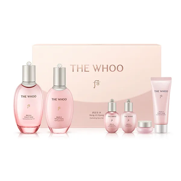Set Chăm Sóc Da Whoo WHGJH Hydrating 6 Món - Mỹ phẩm - Vua Hàng Hiệu