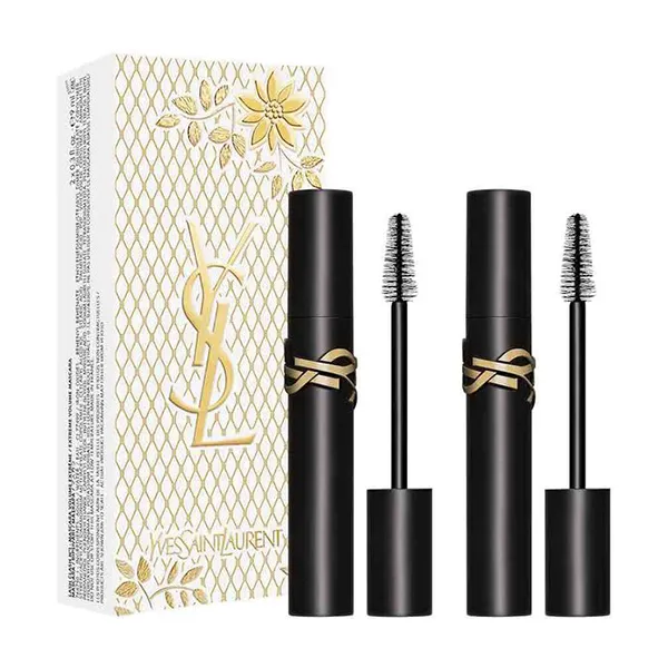 Set Chuốt Mi Mascara Yves Saint Laurent YSL Lash Clash Extreme Volume Mascara Duo Set 2 Món Màu No1 - Trang điểm - Vua Hàng Hiệu