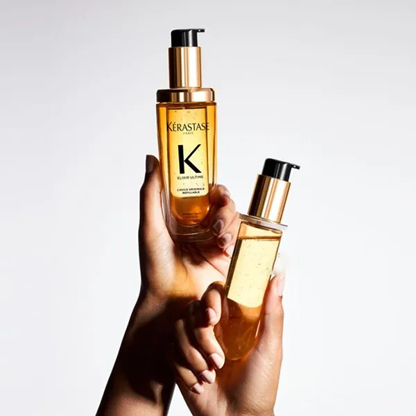 Set Dầu Dưỡng Tóc Kérastase Elixir Ultime L'Huile Originale 75ml + Refill 75ml