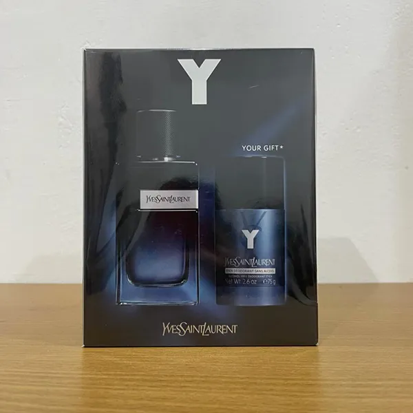 Set Nước Hoa Nam Yves Saint Laurent YSL Y EDP 100ml + Lăn Khử Mùi YSL Y Stick Deodorant 75g - Nước hoa - Vua Hàng Hiệu