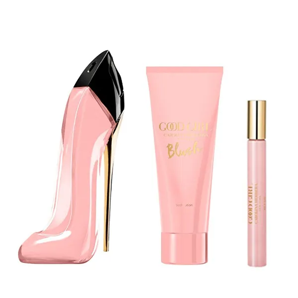 Set Nước Hoa Nữ Carolina Herrera Good Girl Blush EDP 3-Piece Gift Set 3 Món - Nước hoa - Vua Hàng Hiệu