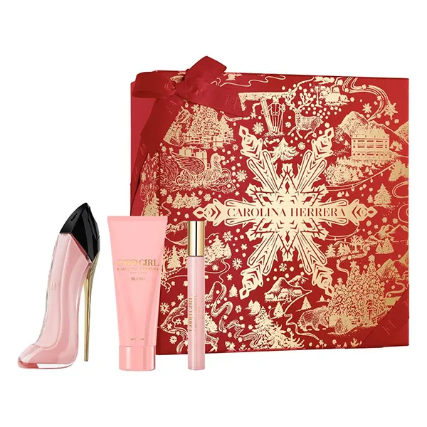 Set Nước Hoa Nữ Carolina Herrera Good Girl Blush EDP 3 Món ( EDP 80ml + EDP 10ml + Body Lotion 100ml) - Nước hoa - Vua Hàng Hiệu