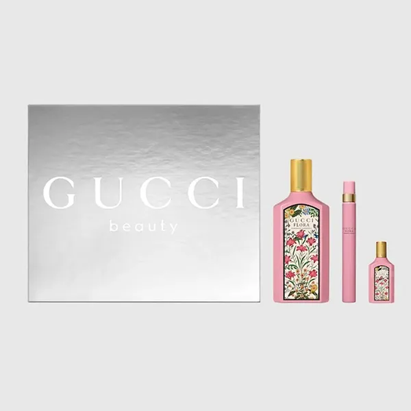 Set Nước Hoa Nữ Gucci Flora Gorgeous Gardenia Gift 3 Món - Nước hoa - Vua Hàng Hiệu