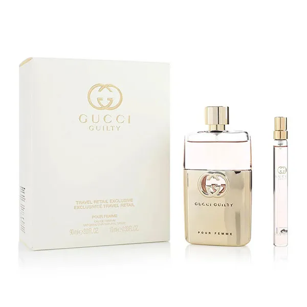 Set Nước Hoa Nữ Gucci Guilty Pour Femme Eau De Parfum Travel Set (90ml + 10ml) - Nước hoa - Vua Hàng Hiệu