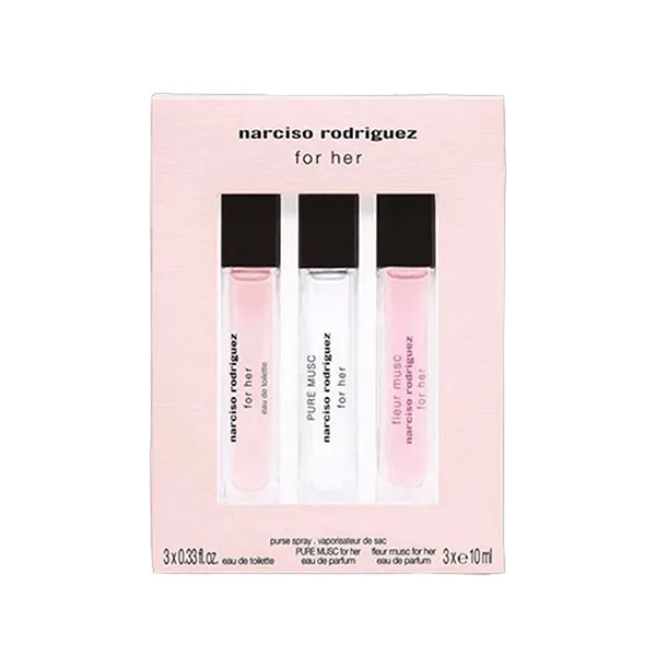 Set Nước Hoa Nữ Narciso Rodriguez For Her 10ml x 3 - Nước hoa - Vua Hàng Hiệu