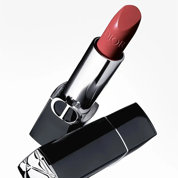 Son Dior Rouge Dior Color Lipstick 756 Organza Veil Màu Đỏ Gạch - Son Môi - Vua Hàng Hiệu