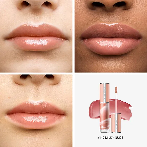 Son Dưỡng Givenchy Rose Perfecto Liquid 110 Milky Nude Màu Sữa Nude - Son Môi - Vua Hàng Hiệu