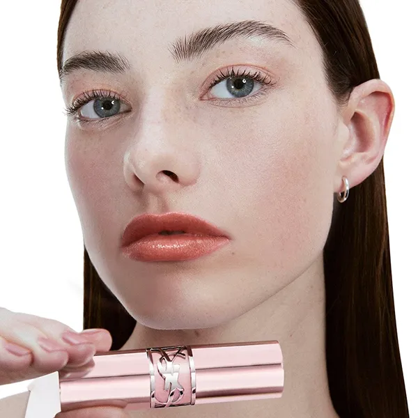 Son Dưỡng YSL Yves Saint Laurent Candy Glow Tinted Butter Balm 6B Brown Nude Màu Nâu Nude
