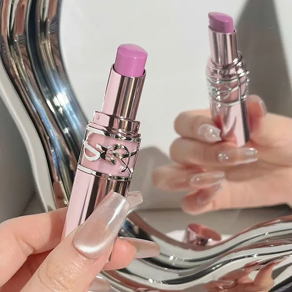 Son Dưỡng Yves Saint Laurent YSL Loveshine Candy Glow 10B Lavender Blaze Màu Hồng Tím - Son Môi - Vua Hàng Hiệu