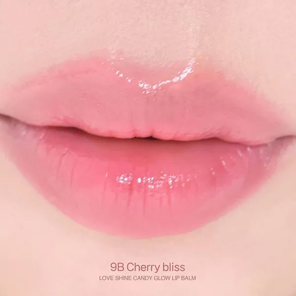Son Dưỡng Yves Saint Laurent YSL Loveshine Candy Glow 9B Cherry Bliss Màu Hồng Anh Đào - Son Môi - Vua Hàng Hiệu