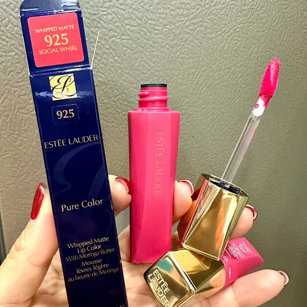 Son Estée Lauder Pure Color Whipped Matte 925 Social Whirl Màu Đỏ Hồng