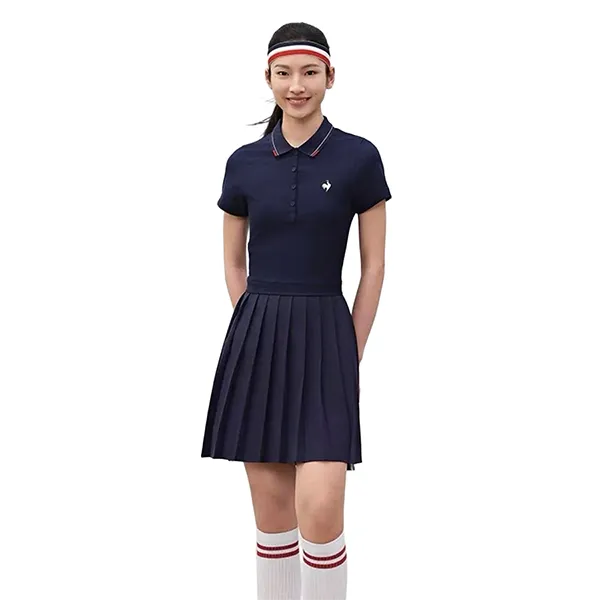 Váy Tennis/Pickleball Nữ Le Coq Sportif Slim Wool Dress Màu Xanh Navy