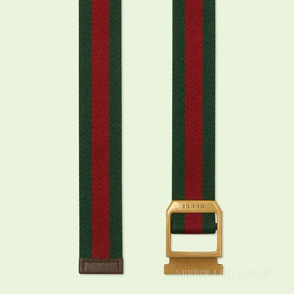 Thắt Lưng Gucci Striped Webbing Belt 700339 HE2VT 8742 Màu Xanh/Đỏ Size 70