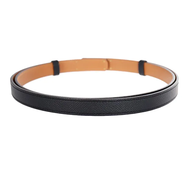 Thắt Lưng Nữ Hermès Kelly 18 Belt RGHW Leather Strap Màu Đen - Thắt lưng - Vua Hàng Hiệu