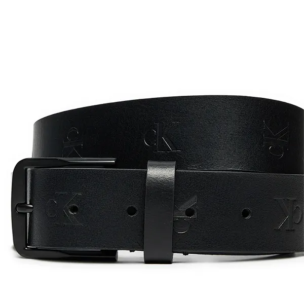 Thắt Lưng Nam Calvin Klein CK Leather Belt K50K511334_NEBEH Màu Đen Size 95 - Thắt lưng - Vua Hàng Hiệu