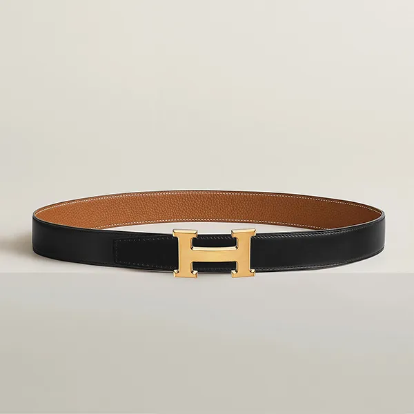Thắt Lưng Nam Hermès H Belt Buckle & Reversible Leather Strap 32mm Màu Nâu Đen Size 90 - Thắt lưng - Vua Hàng Hiệu