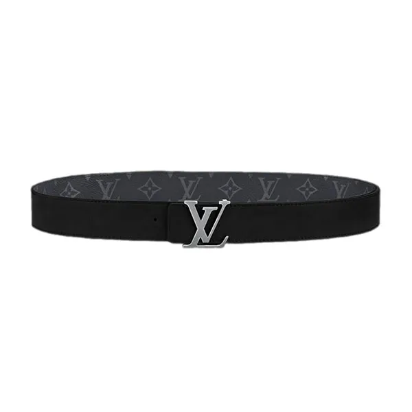 Thắt Lưng Nam Louis Vuitton LV Initiales Double Sided Belt 35mm M4484V Màu Đen Size 100