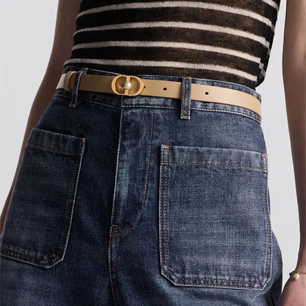 Thắt Lưng Nữ Dior Montaigne Jolie Bel B0395UWGT-M55U Màu Nâu Size 75 - Thắt lưng - Vua Hàng Hiệu