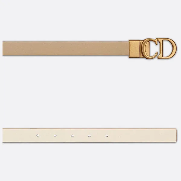 Thắt Lưng Nữ Dior Reversible Saddle Belt B0335CWGA_M868 Màu Be Hồng Size 70 - Thắt lưng - Vua Hàng Hiệu