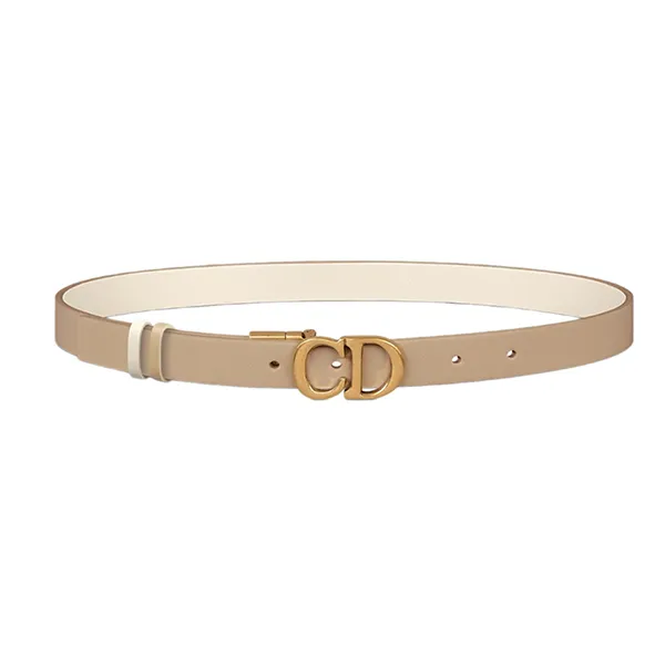 Thắt Lưng Nữ Dior Reversible Saddle Belt B0335CWGA_M868 Màu Be Hồng Size 70 - Thắt lưng - Vua Hàng Hiệu